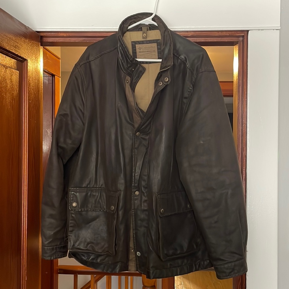 Columbia leather jacket